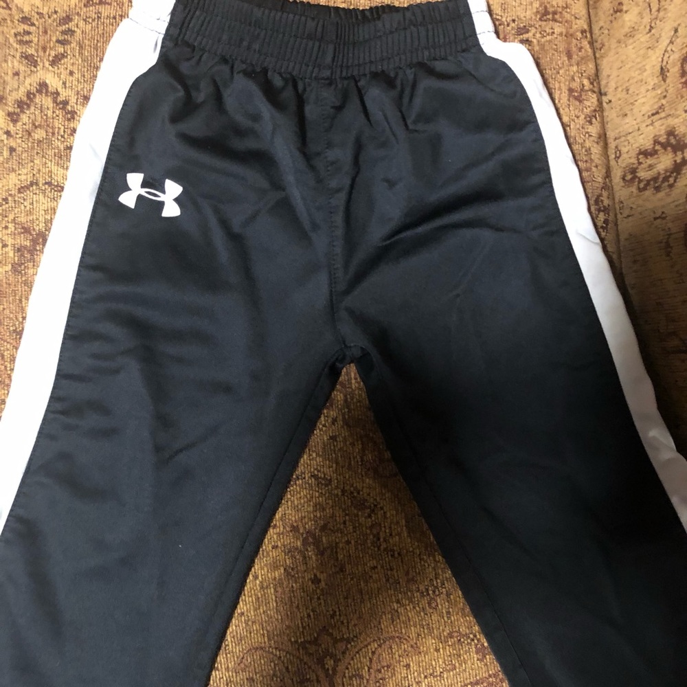 Baby Boys 18m Under Armour Athletic Pants, Black